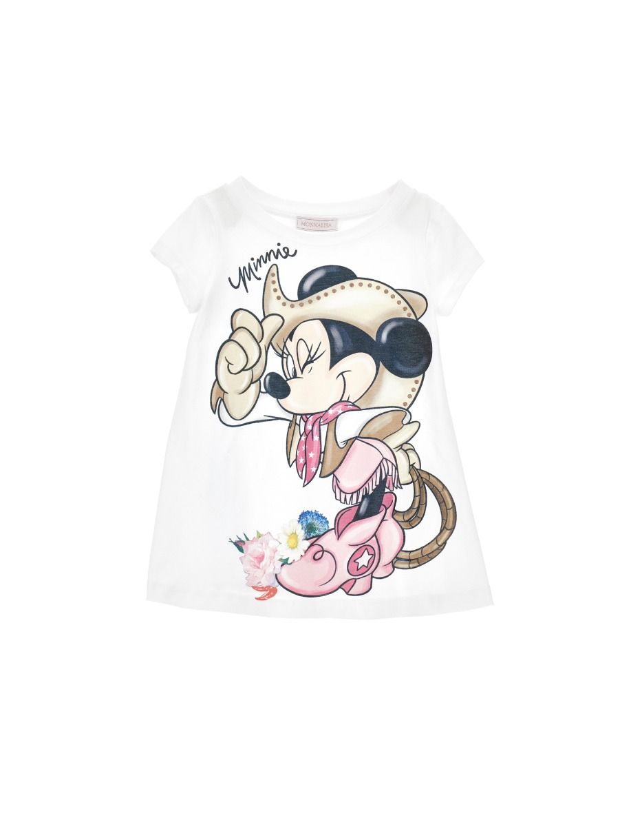 Monnalisa Minnie Maxi Tee Cowgirl