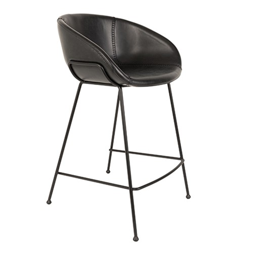 Barkruk Feston (zithoogte 65 cm) zwart - set van 2