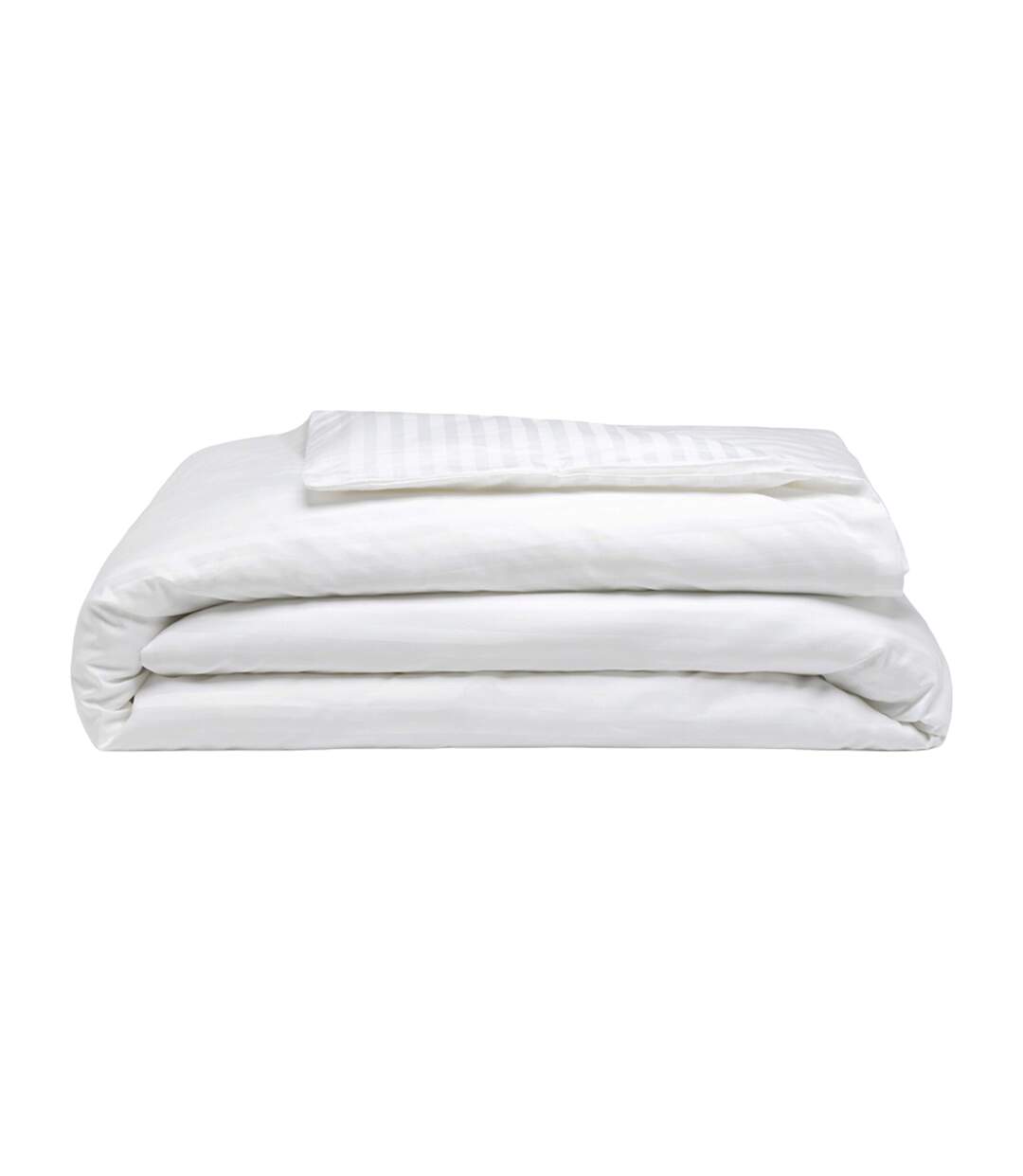 Belledorm - Housse de couette SATIN STRIPE (Blanc) - UTBM194