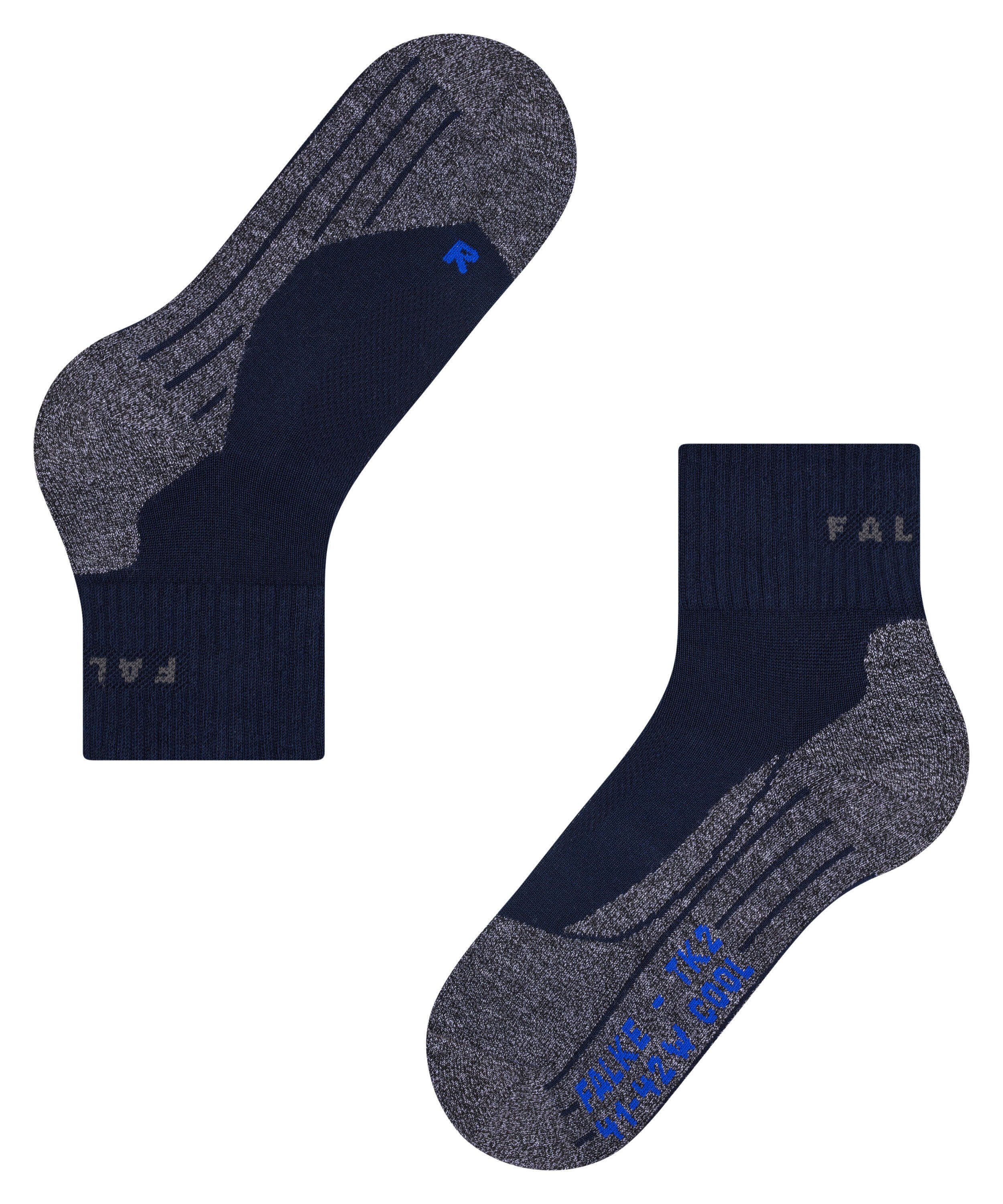 FALKE TK2 Cool wandelsokken donkerblauw