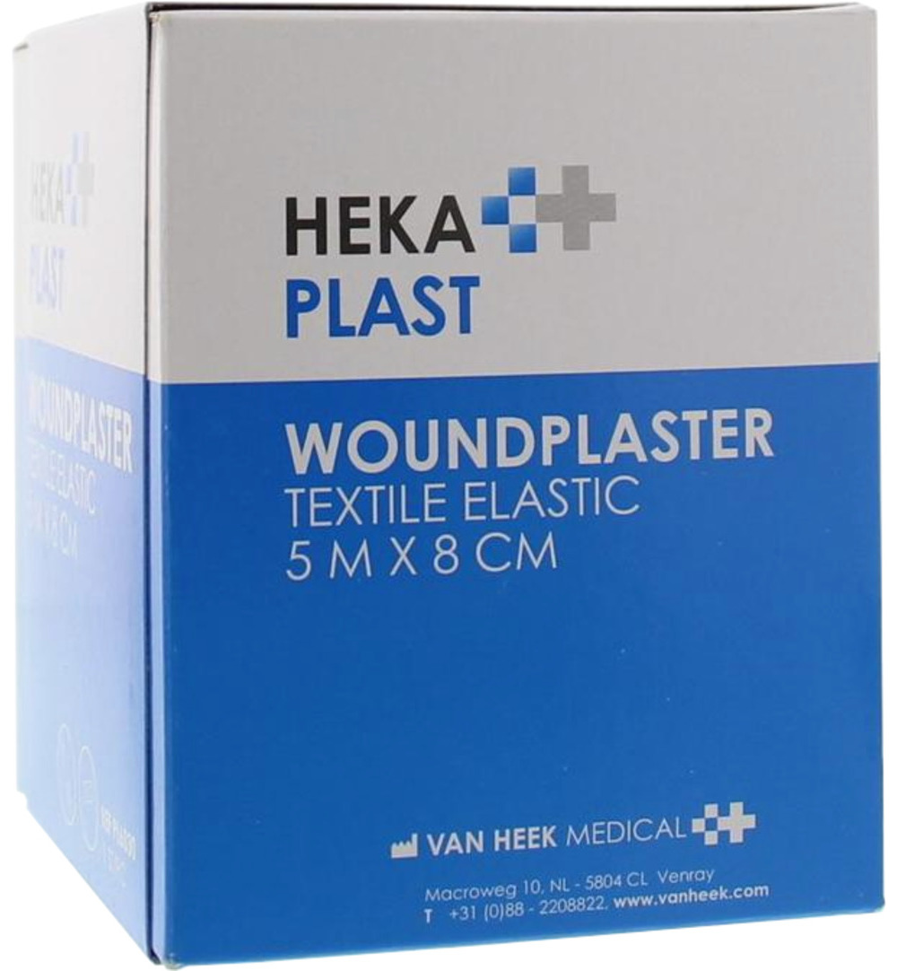 Hekaplast Dispenser 5m x 8 cm textiel (1 stuk)