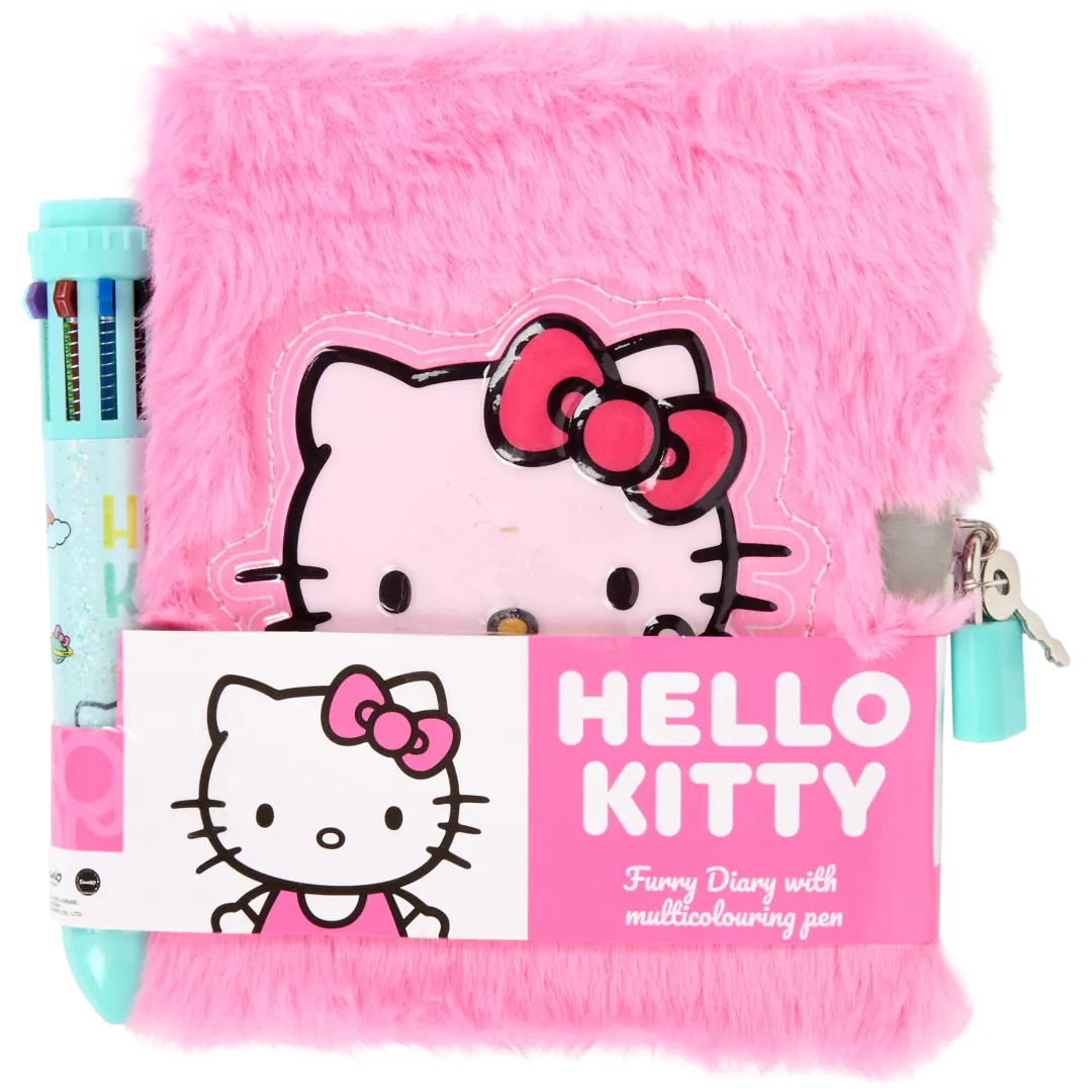 Fluffy dagboek met slot Diverse varianten