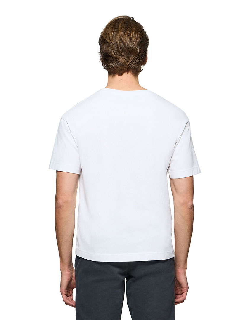 T-Shirt Saul Minimal Combo Rubber In White