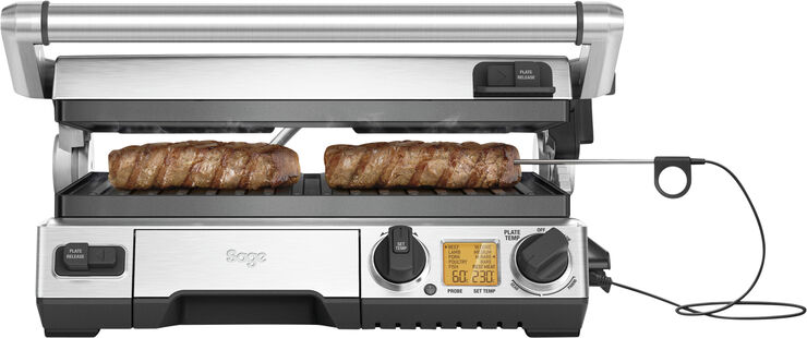 SAGE The Smart Grill Pro - Bordgrill Grå/sølv