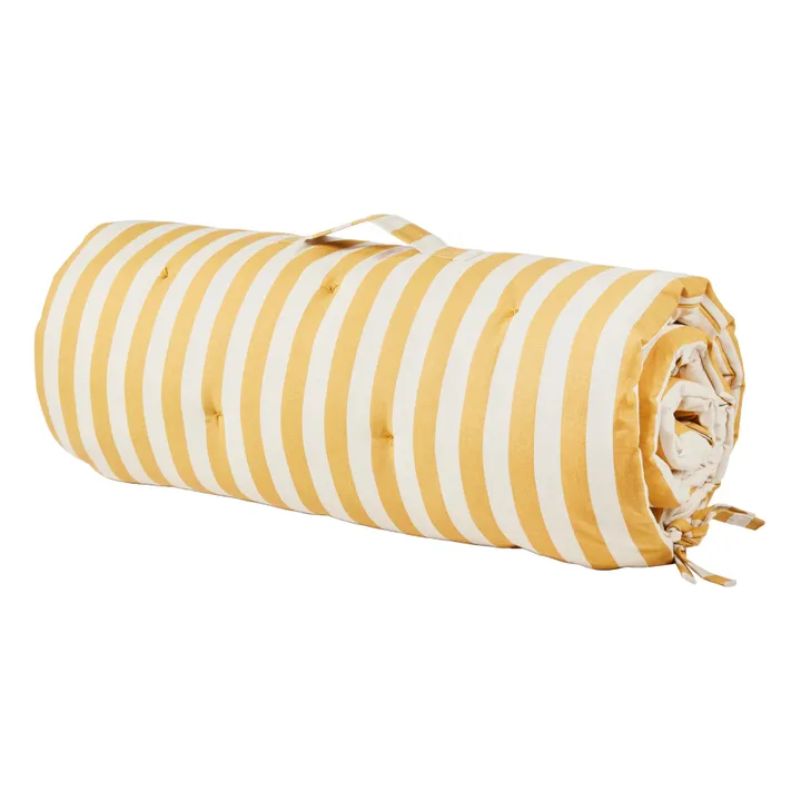 Broste Copenhagen Tapis de plage Franca | Jaune tournesol