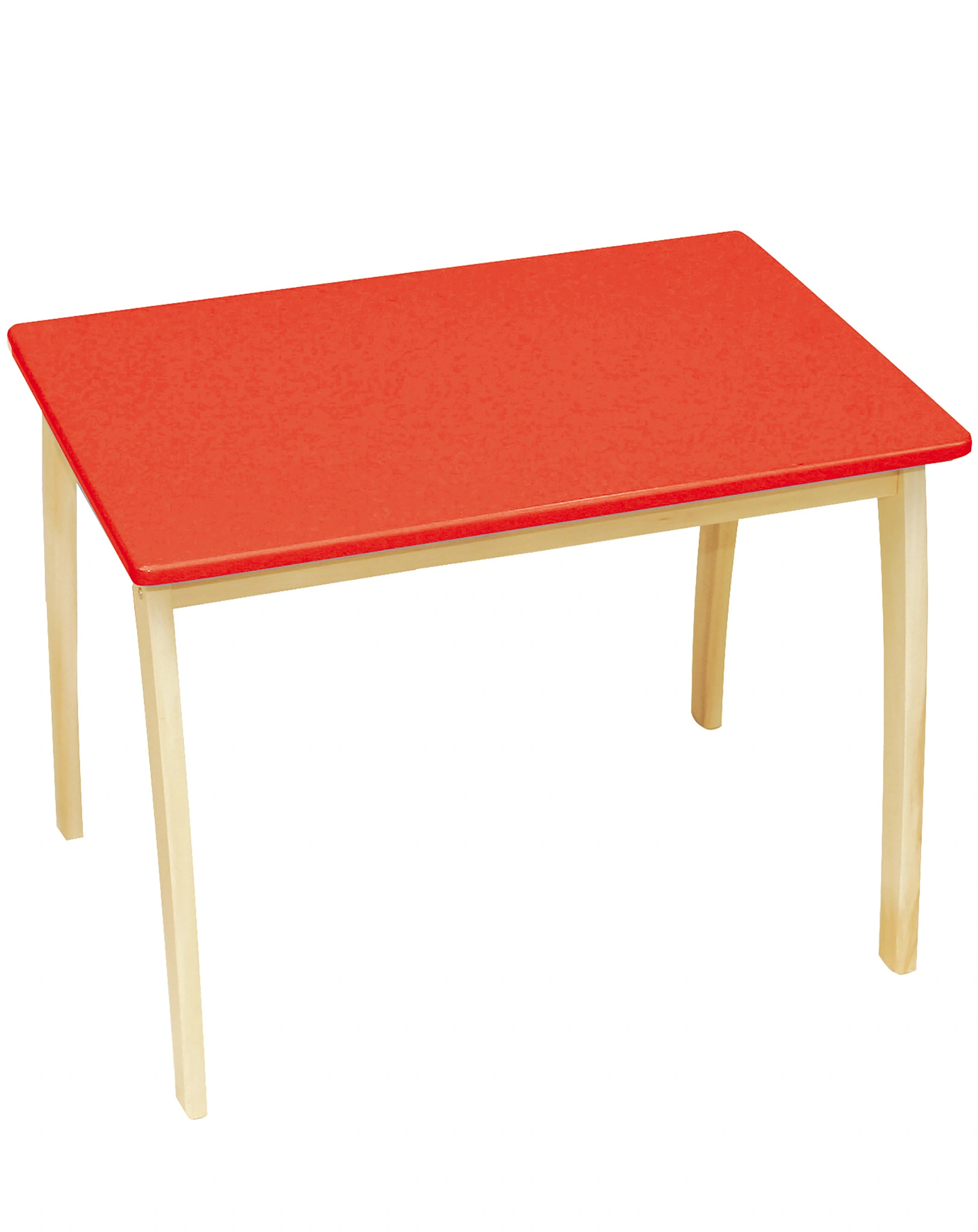 Kindertisch 76 x 52 cm (Farbe: rot)