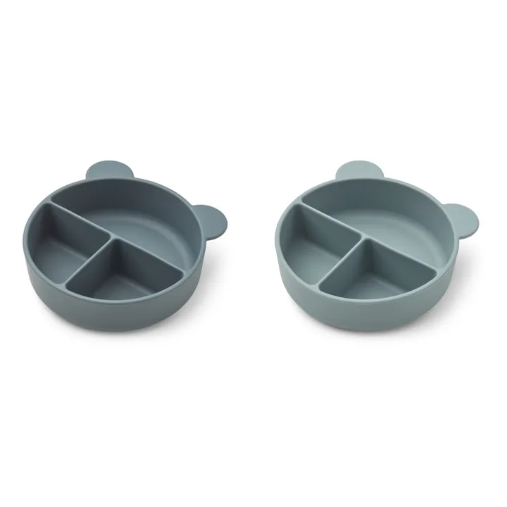 Liewood Bols Connie en silicone- Set de 2 | Bleu