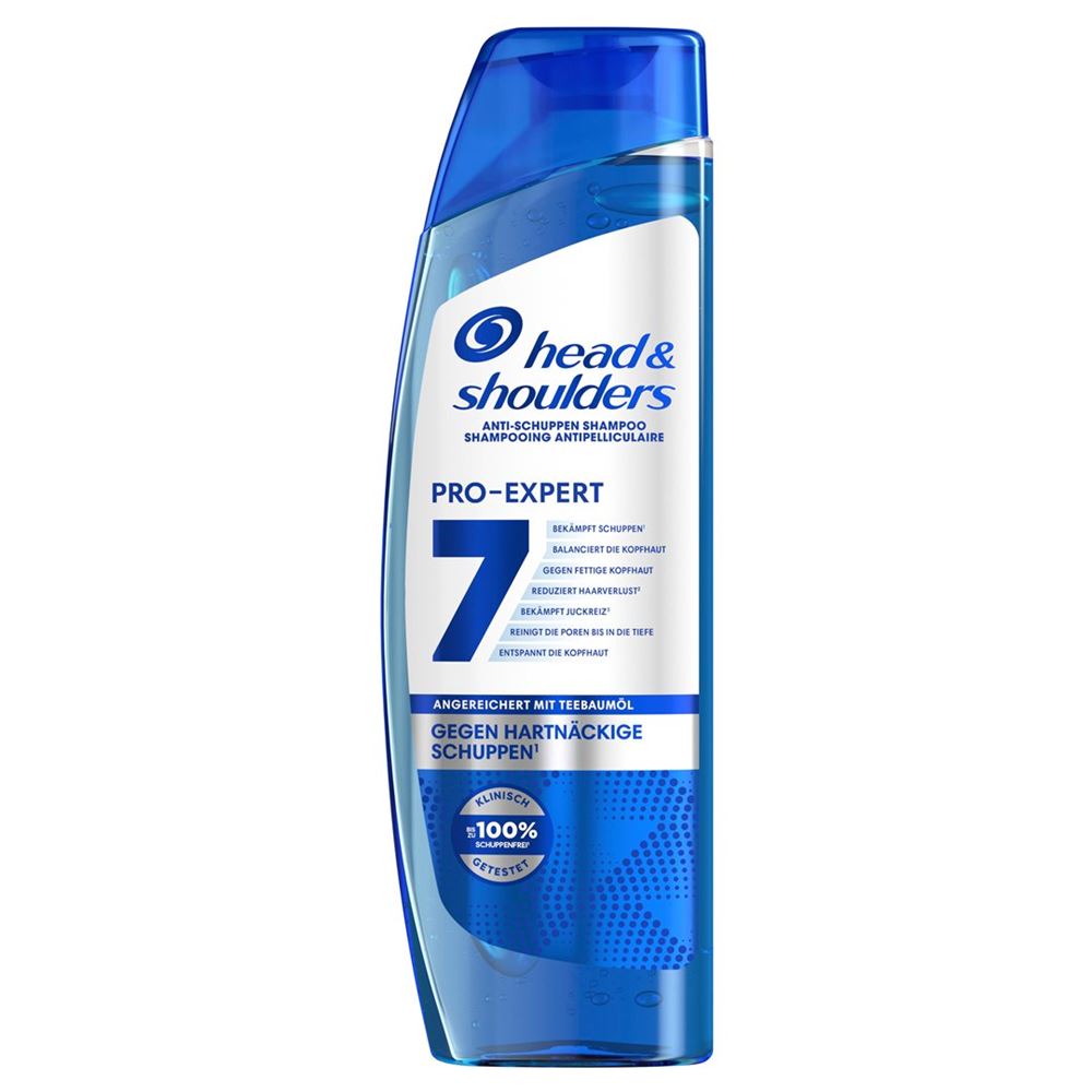 Head & Shoulders Anti-Schuppen Shampoo ProExpert 7 gegen hartnäckige Schuppen Teebaumöl Fl 250 ml