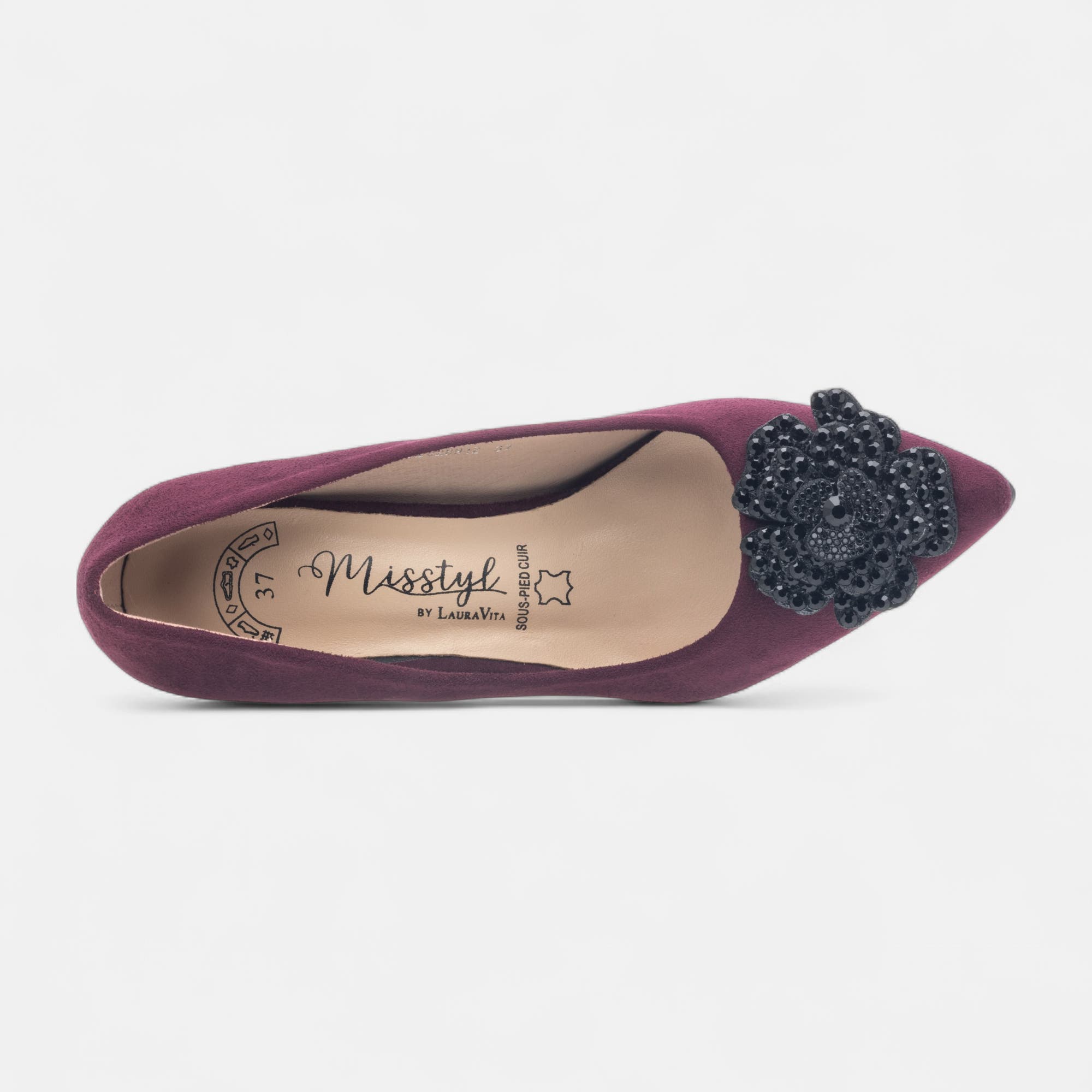 Escarpins à talon Femme bordeaux
