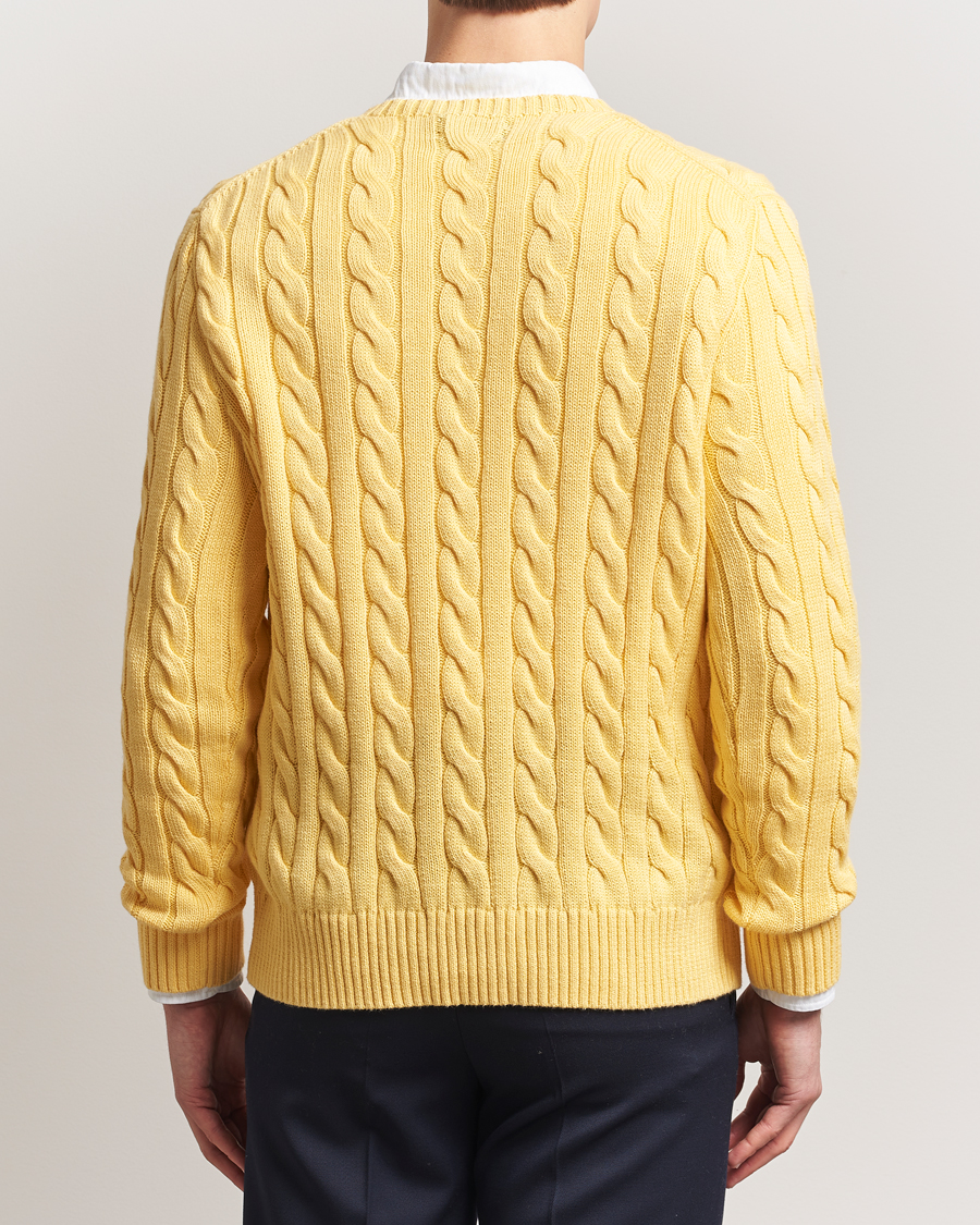 Polo Ralph Lauren Cotton Cable Pullover Fall Yellow