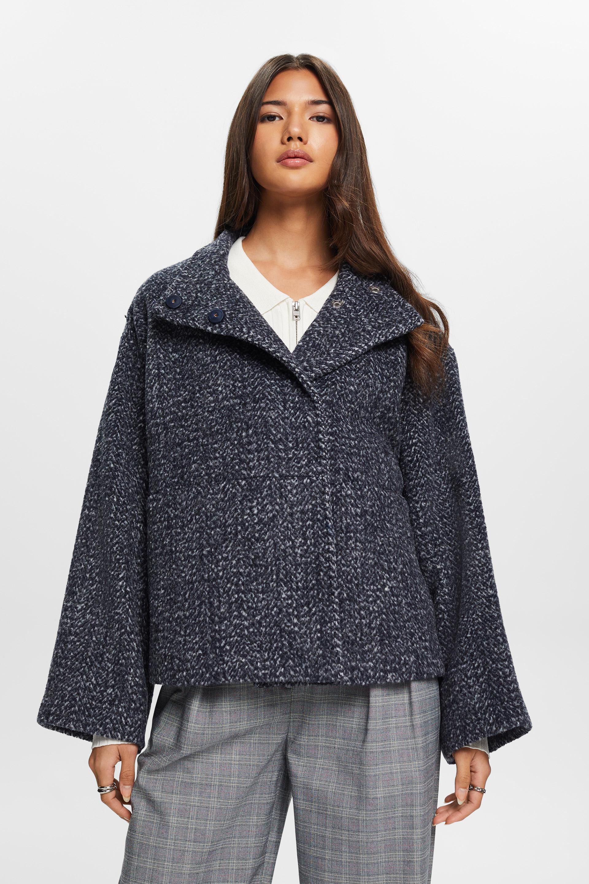 Veste tissée structurée