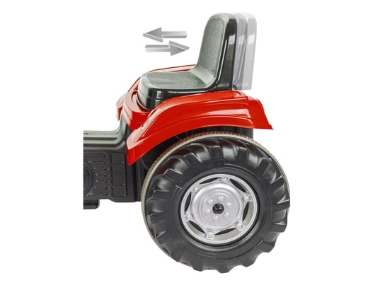 JAMARA - Voiture électrique enfant Ride-on tracteur big wheel 12v rouge