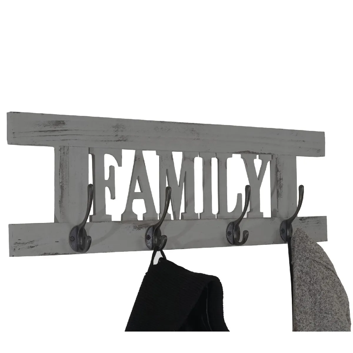 Mendler Garde-robe Murale Family - Gris Shabby