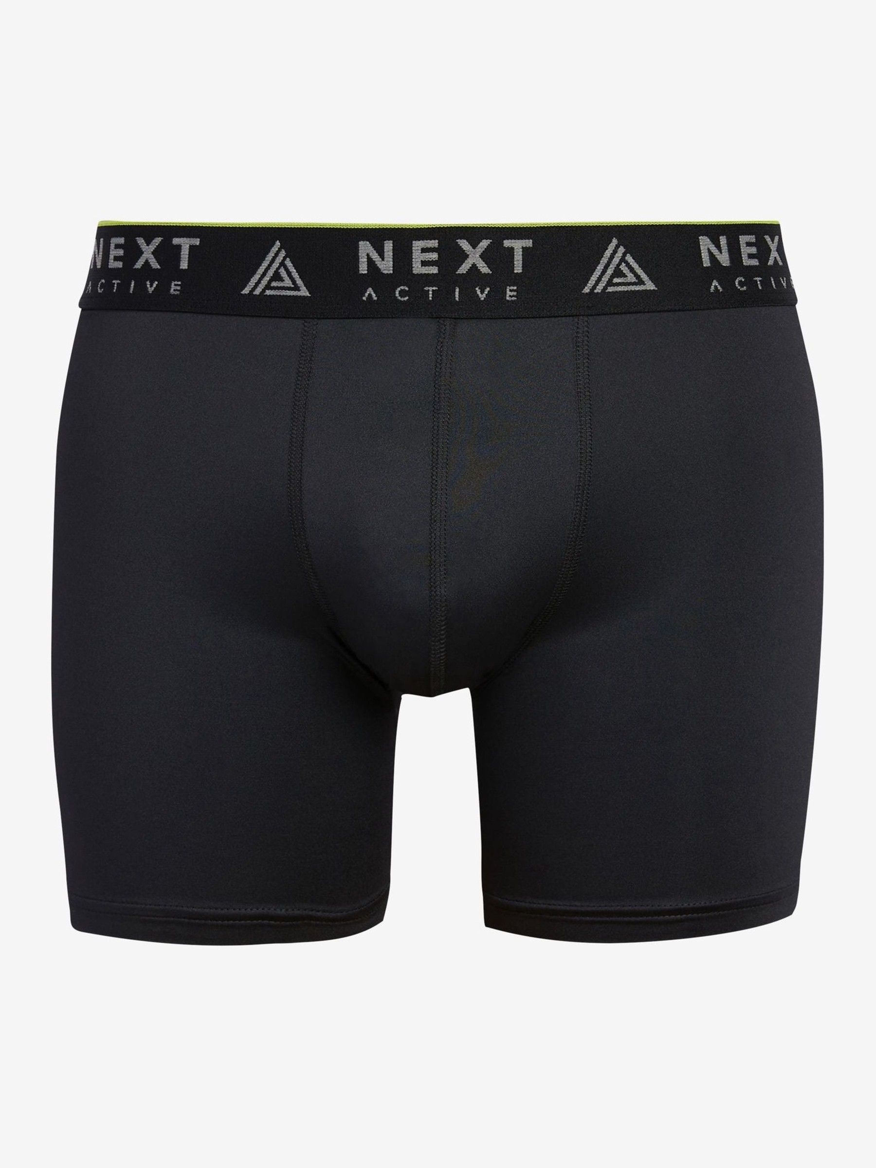 Zwart - 4 Langere sportboxershorts