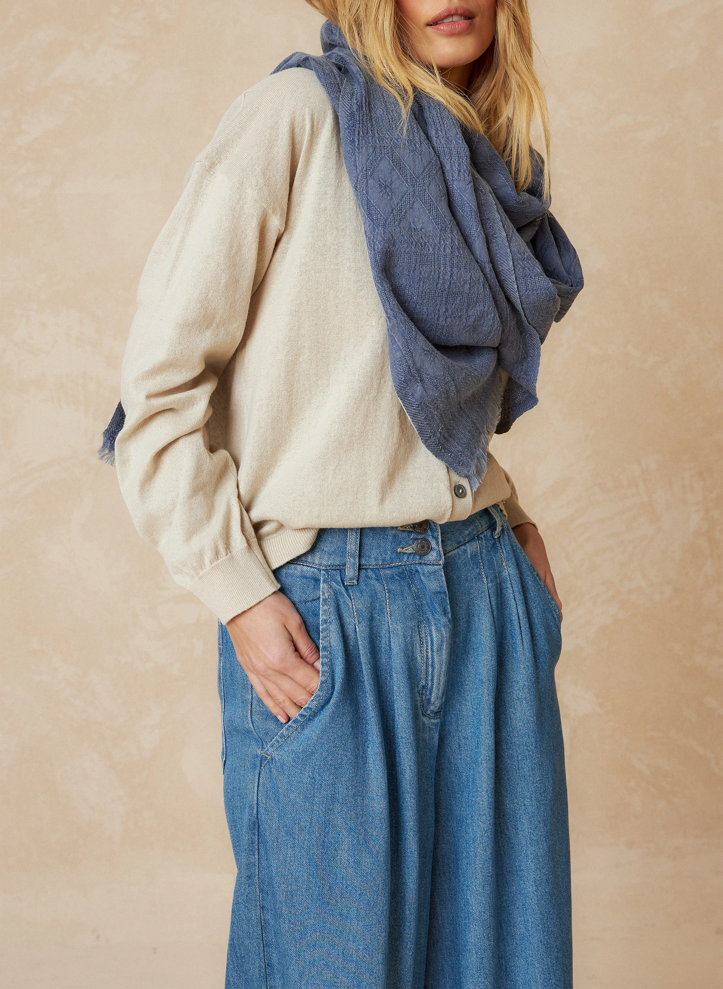 Jean large taille haute | Jean Stone