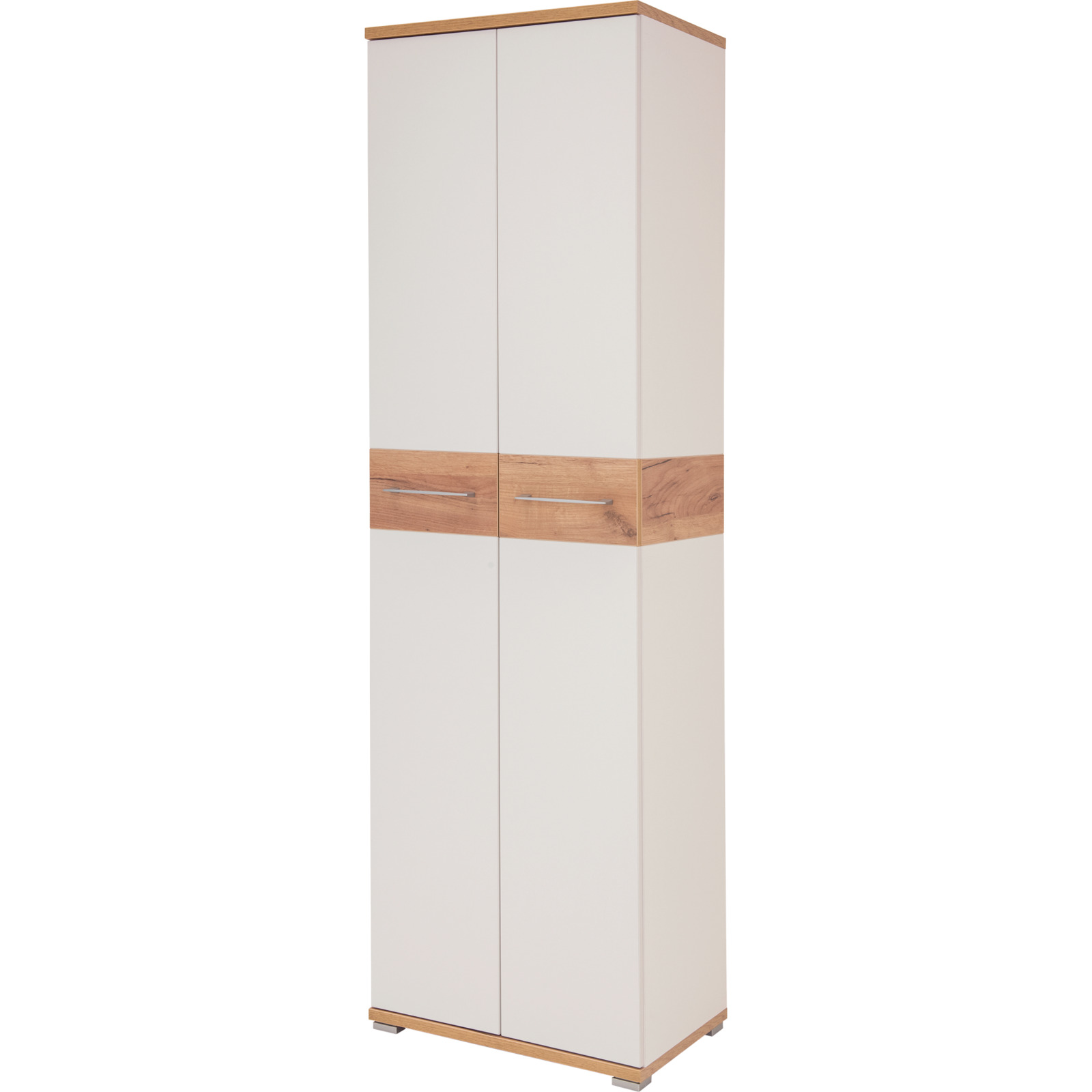 Garderobenschrank Topix Dekor weiss/Eiche 59 x 199 x 40 cm