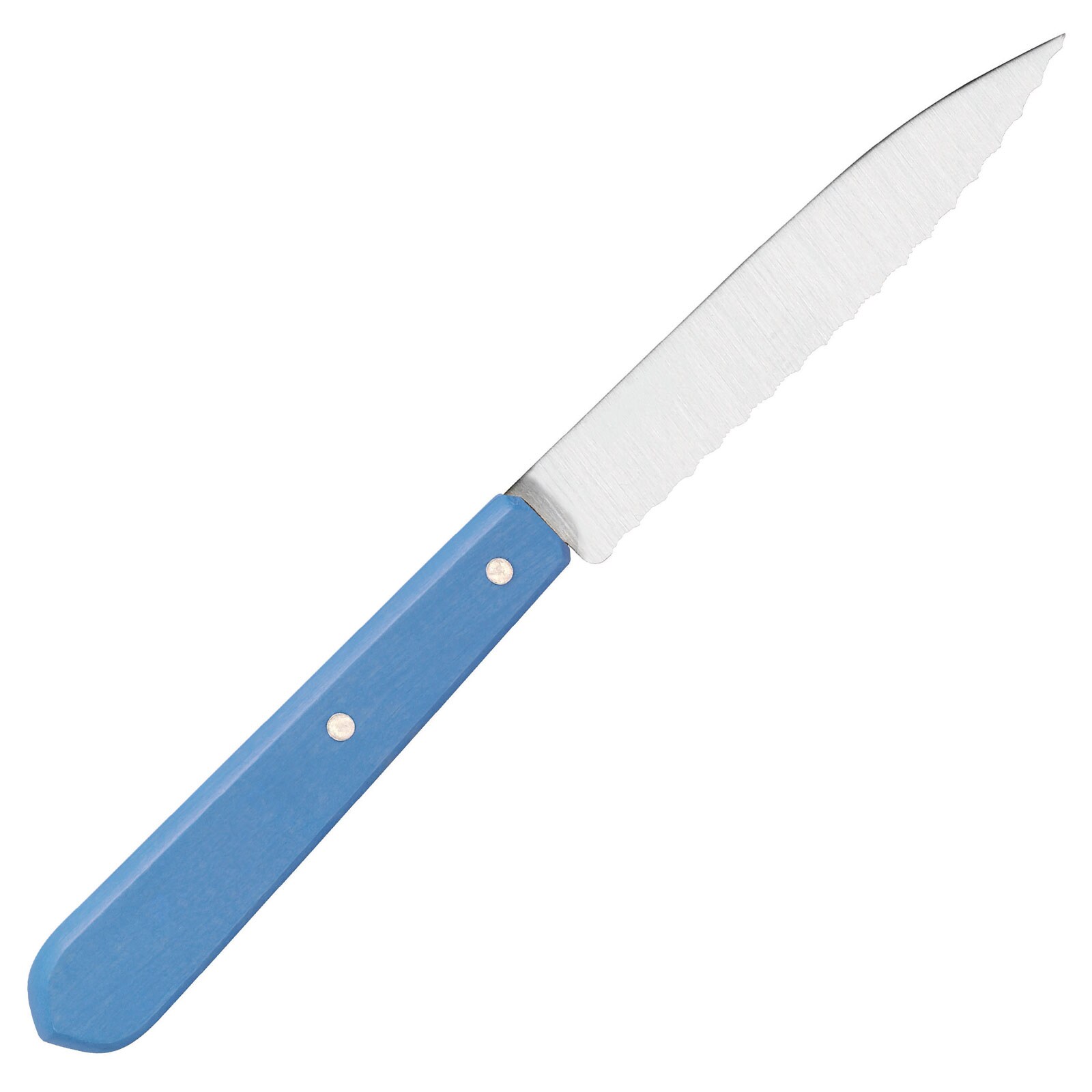 OPINEL Küchenmesser 113 - Tomatenmesser Säge Messer Allzweckmesser Sägezahn Holz Farbe: natur
