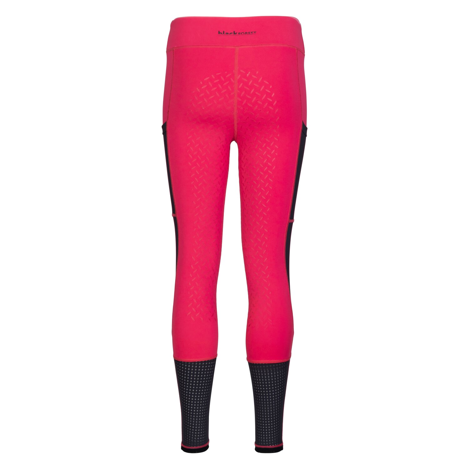 black forest kids Vollbesatz-Reitleggings  - red berry