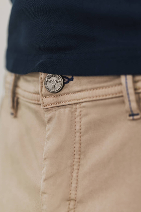 State of Art taupe heren korte broek