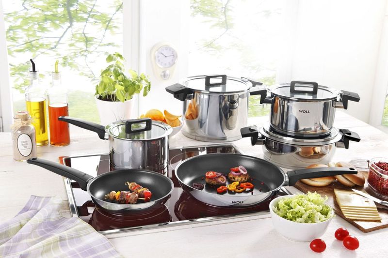 Woll Pannenset Concept 6-delig - RVS - Zilver
