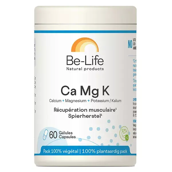 Be-Life Ca Mg K 60 cápsulas