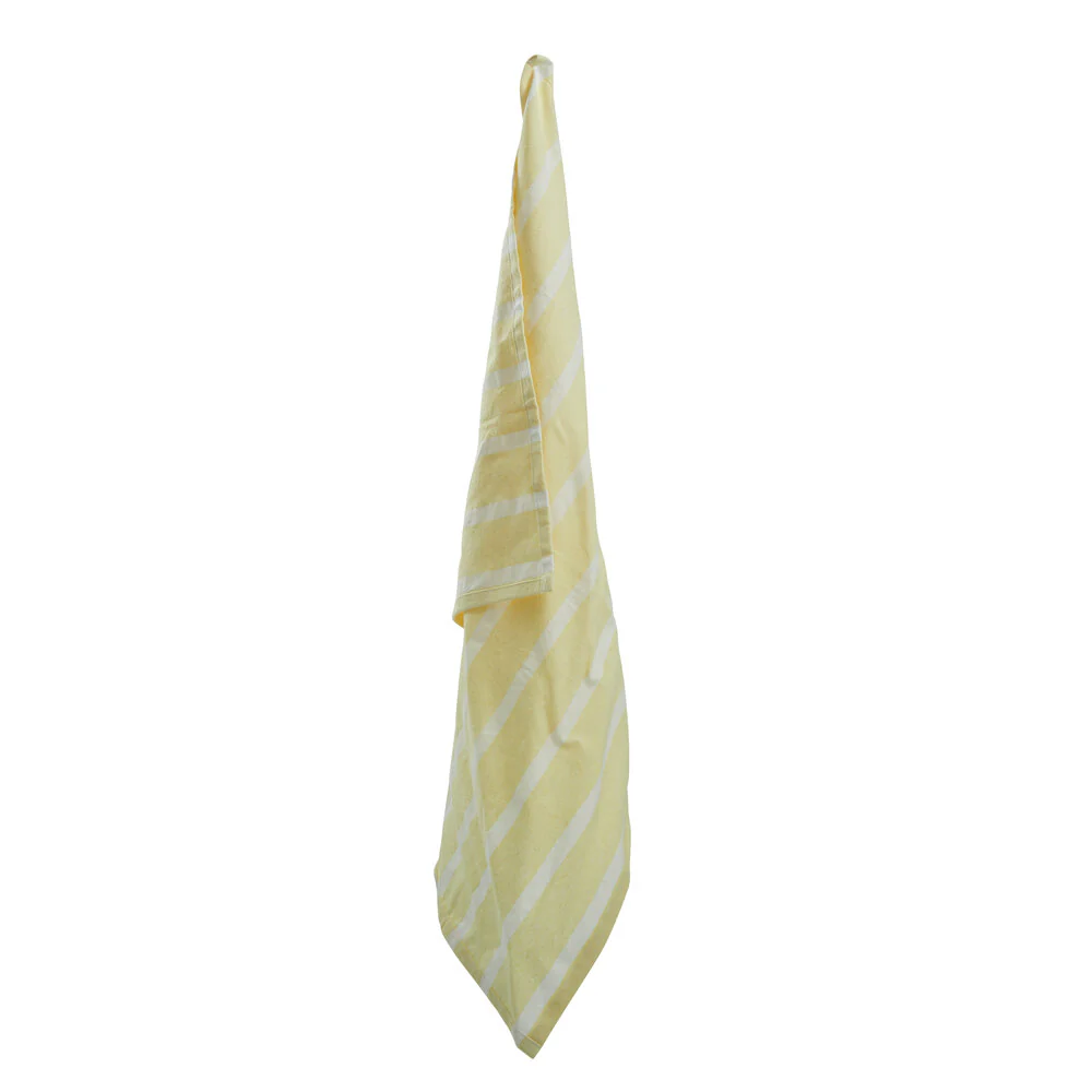 Bahne Interior  Stripe viskestykke bred, gul - 50x70 cm
