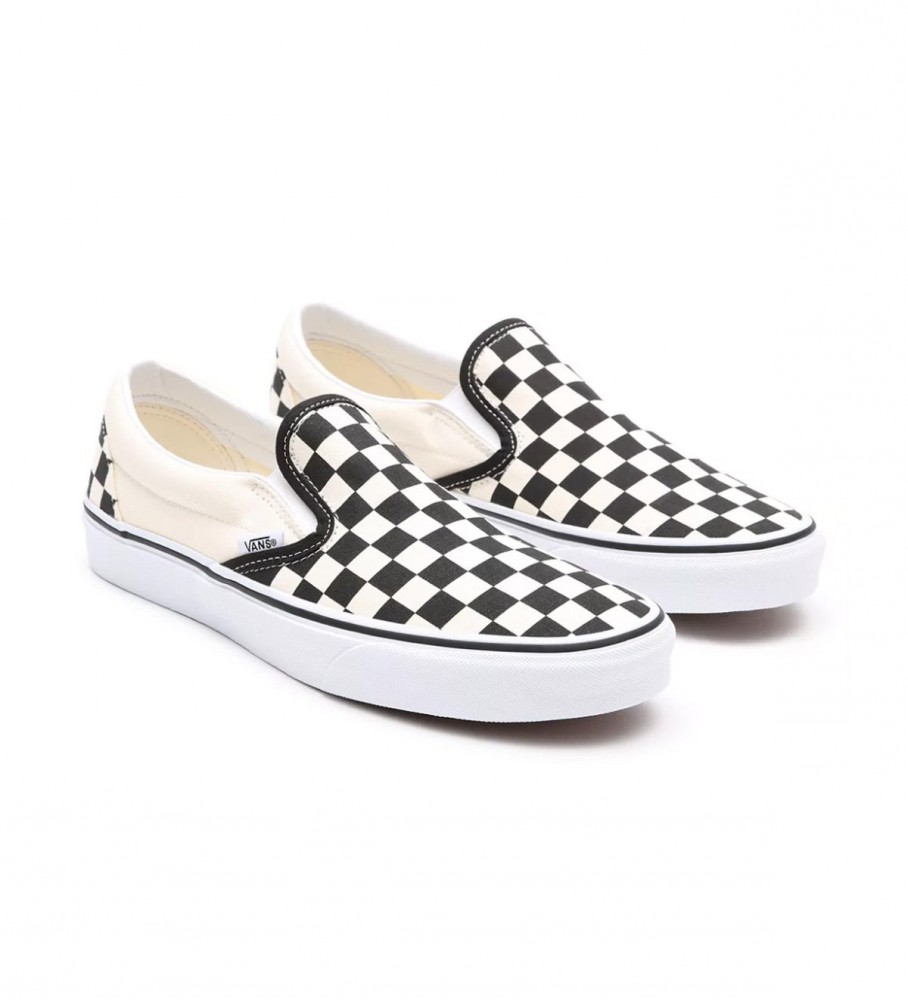 Vans Zapatillas Checkerboard Classic Slip-On Preto