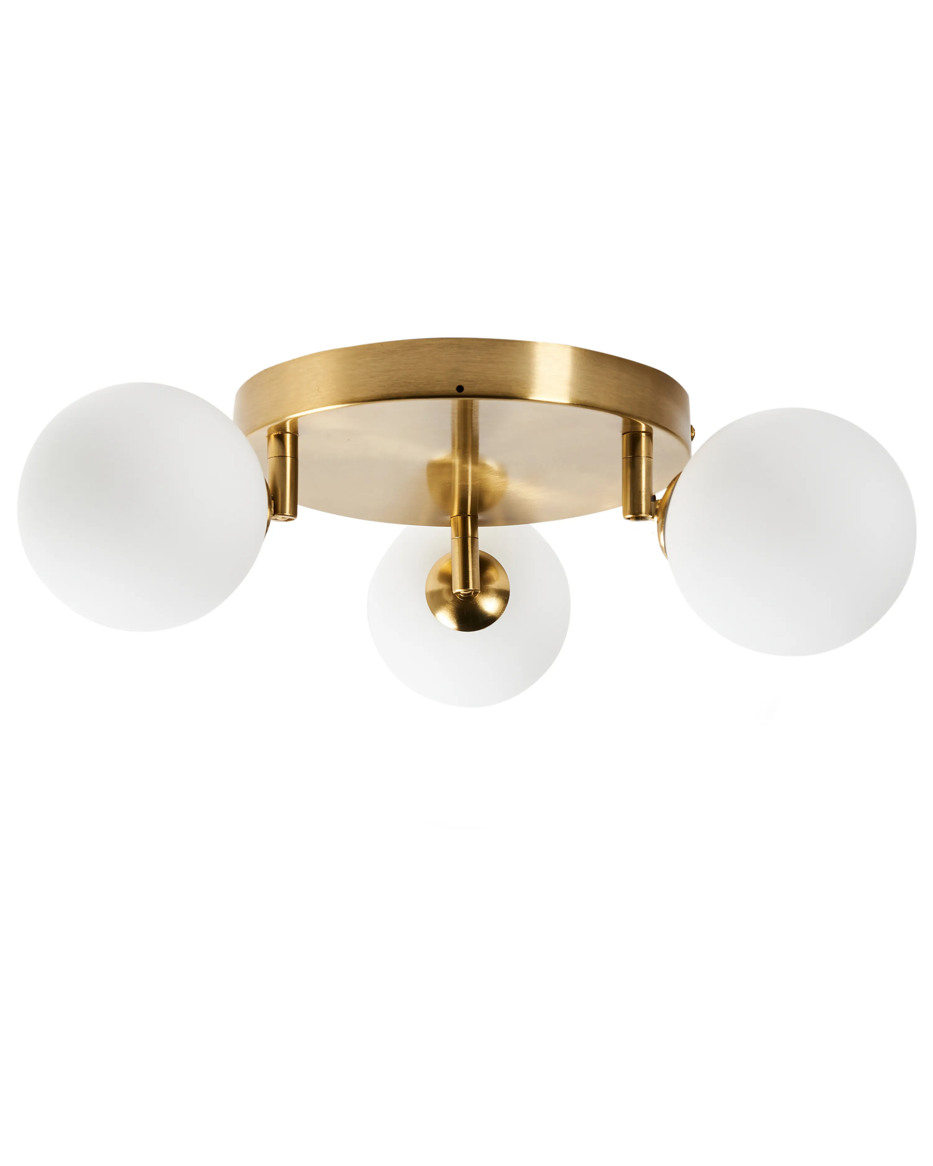 Plafondlamp MAVILLA Glas Messing