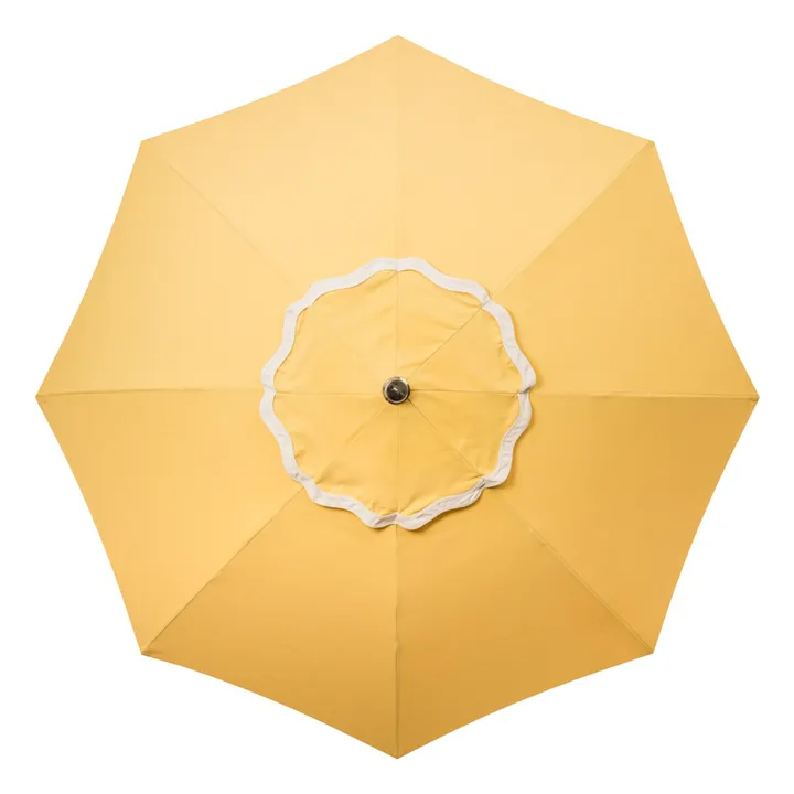 Business & Pleasure Co. Parasol festonné Beach Club | Jaune