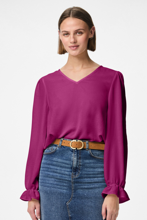 Pieces roze dames blouse