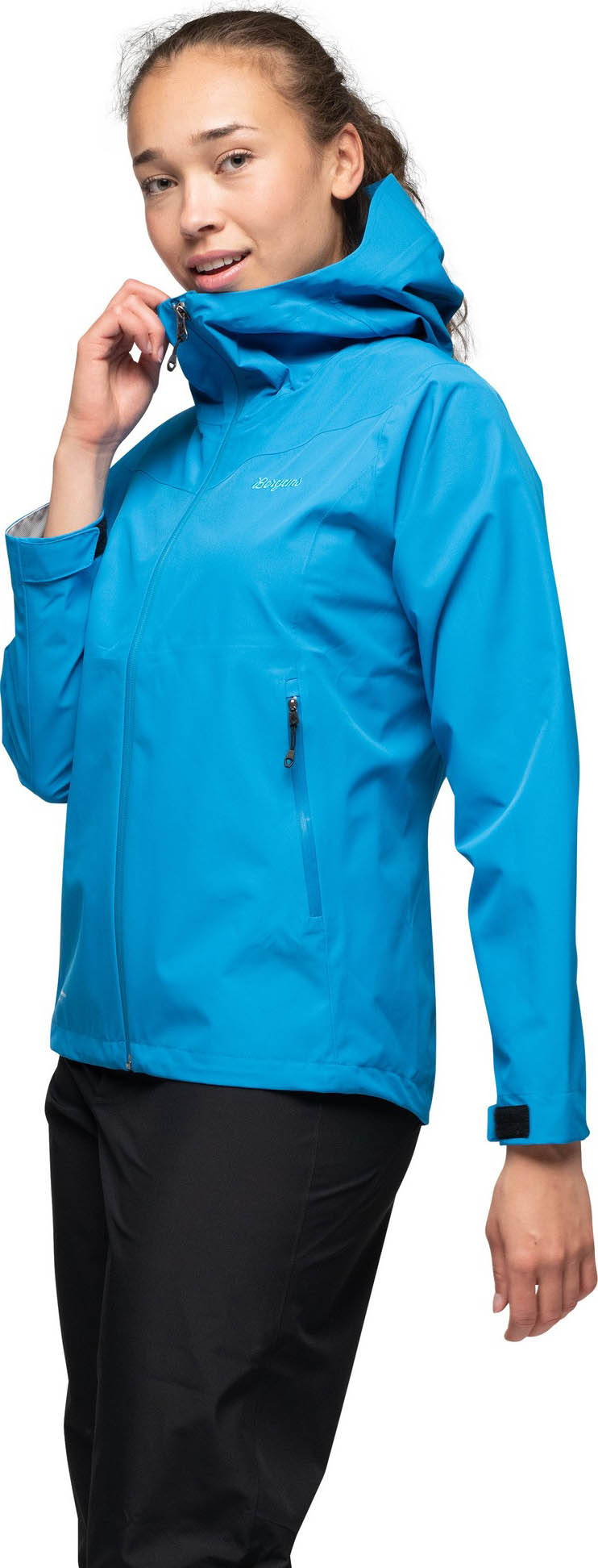 Essentials Shell 2.5L Jacket Dame Dark Aqua Lagoon