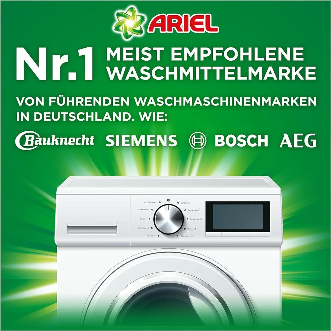 Ariel Waschmittel Pods All-in-1, Color+ Extra Faserpflege Waschmittel, 68 Waschladungen, Farbschutz