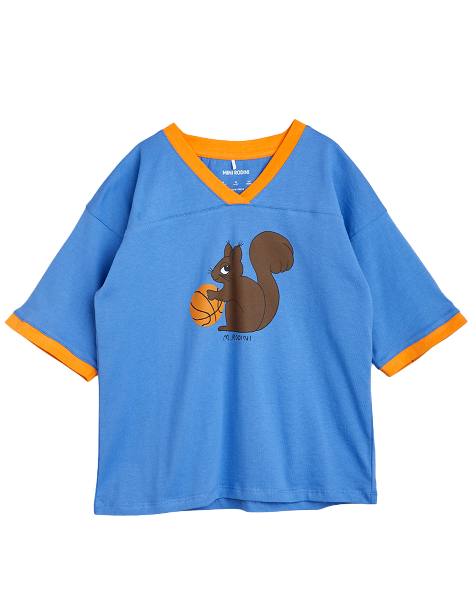 T-Shirt SQUIRREL in blue