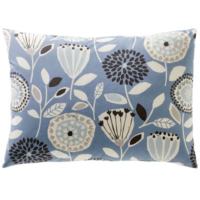 Linge de lit motif fleurs stylisées - BECQUET CRÉATION