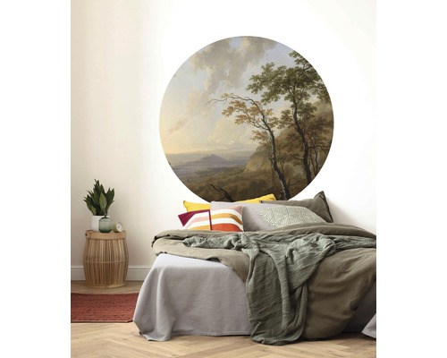 Zelfklevend fotobehang D1-035 Dot Horizon Ø 125 cm