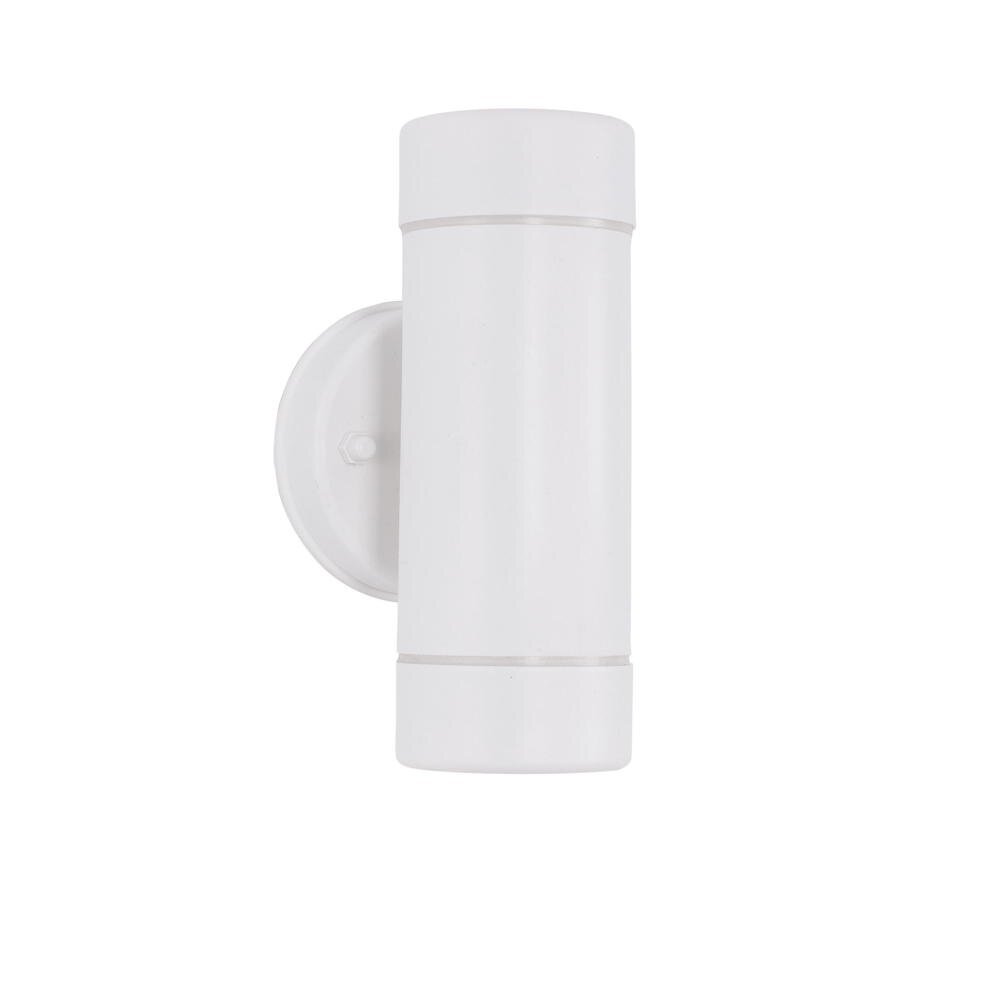 Wandlamp Limbio in wit, GU10, 2-lichts, IP54
