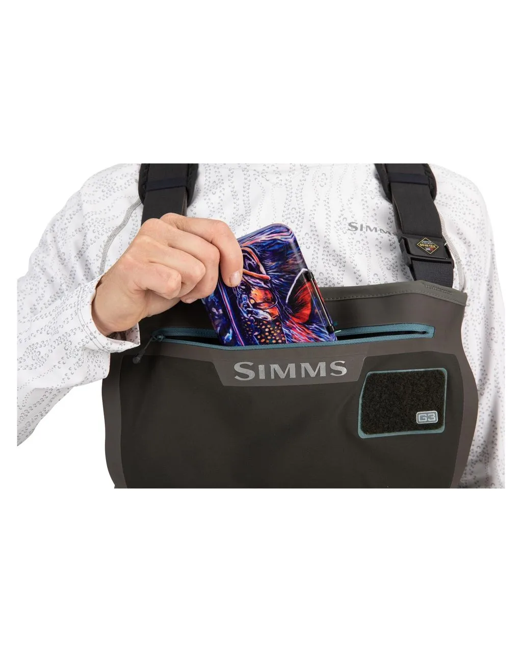 Simms Simms W G3 Stockingfoot Gunmetal