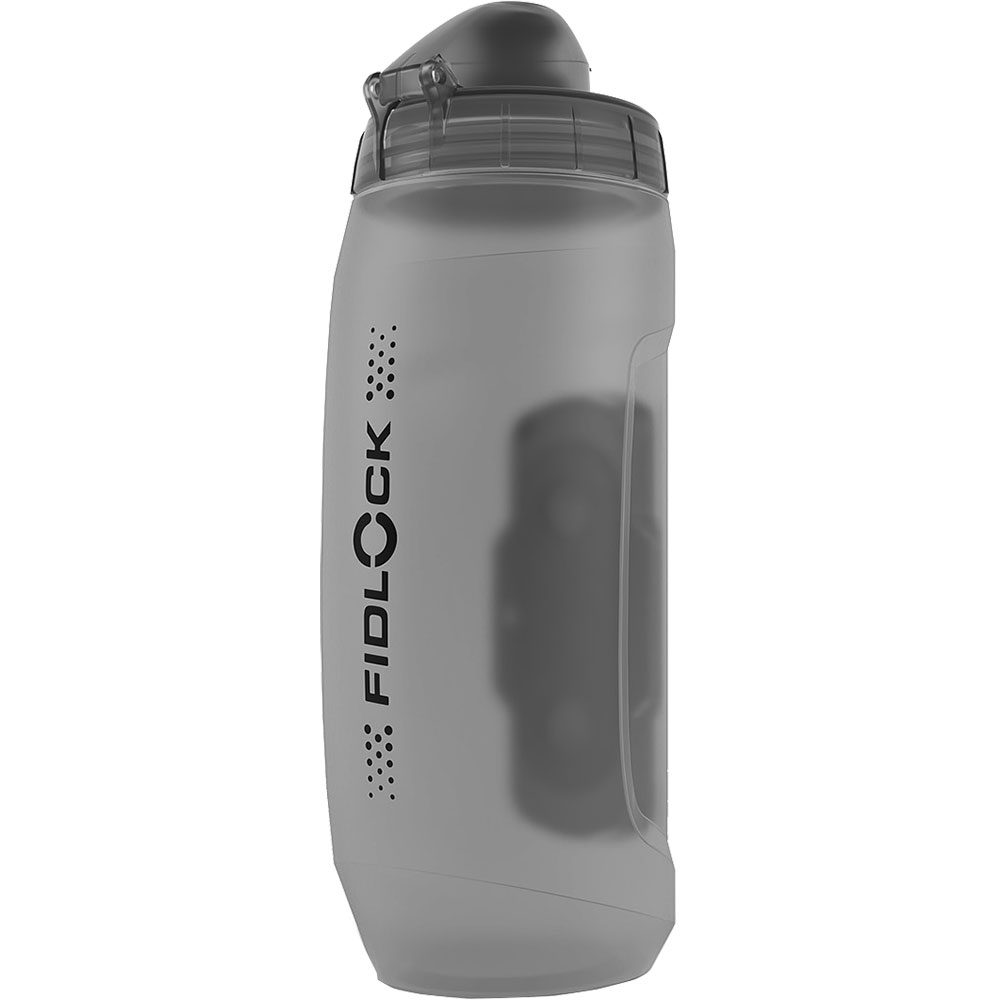 Fidlock 590ml Trinkflasche + Bike Base transparent schwarz