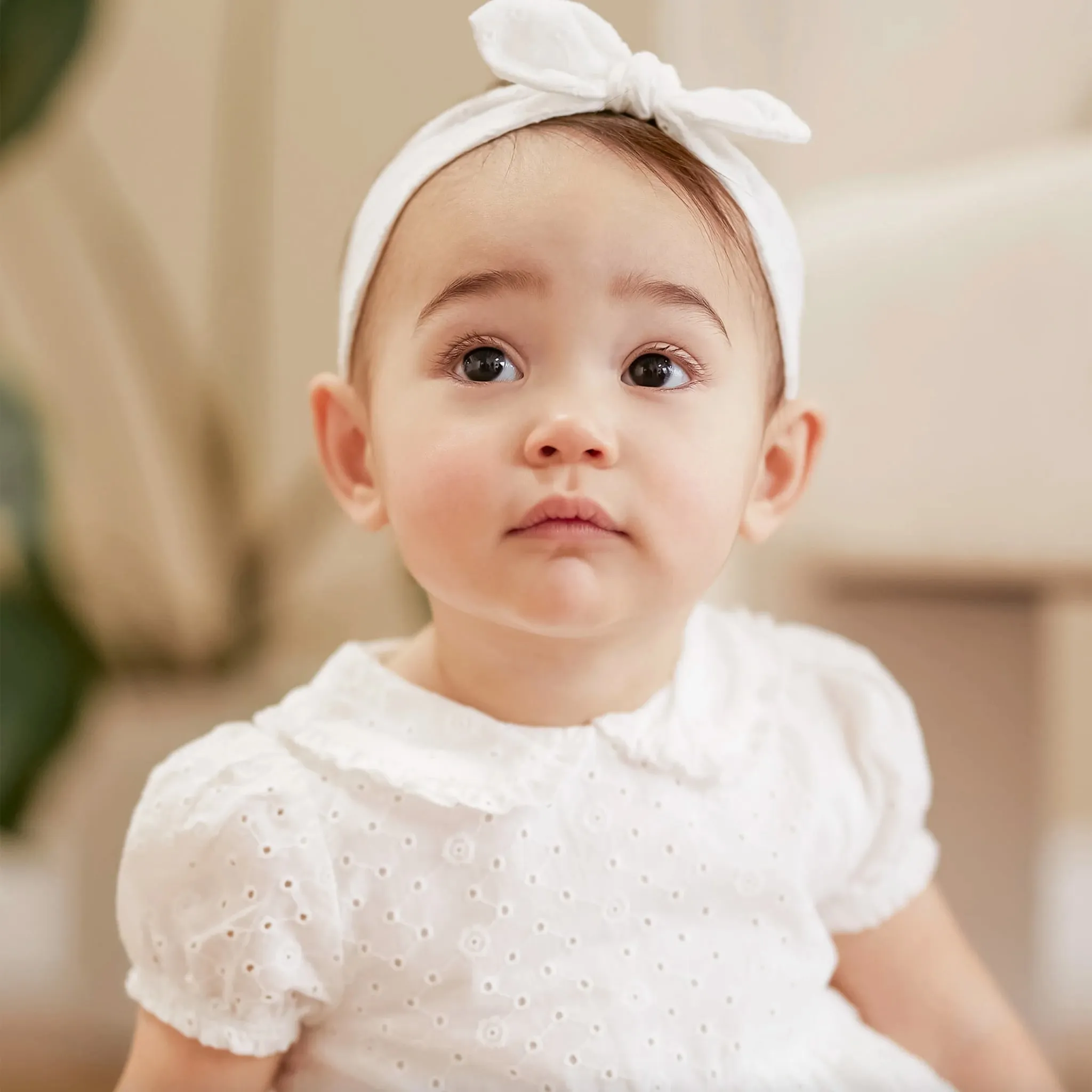 Firsts par Petit Lem Robe Broderie Anglaise 3-24mois