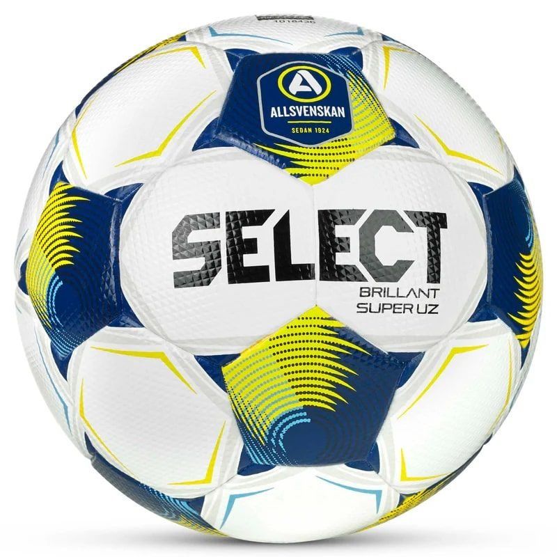 Select Ballon Brillant Super UZ V25 Allsvenskan - Blanc/Jaune