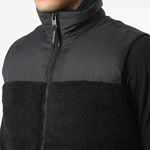 Doudoune Sherpa Sans Manches Chili Noir