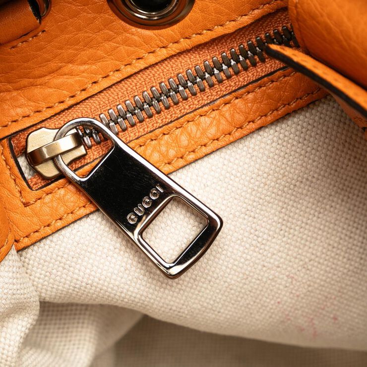 Gucci Vintage Gucci Bamboo Orange