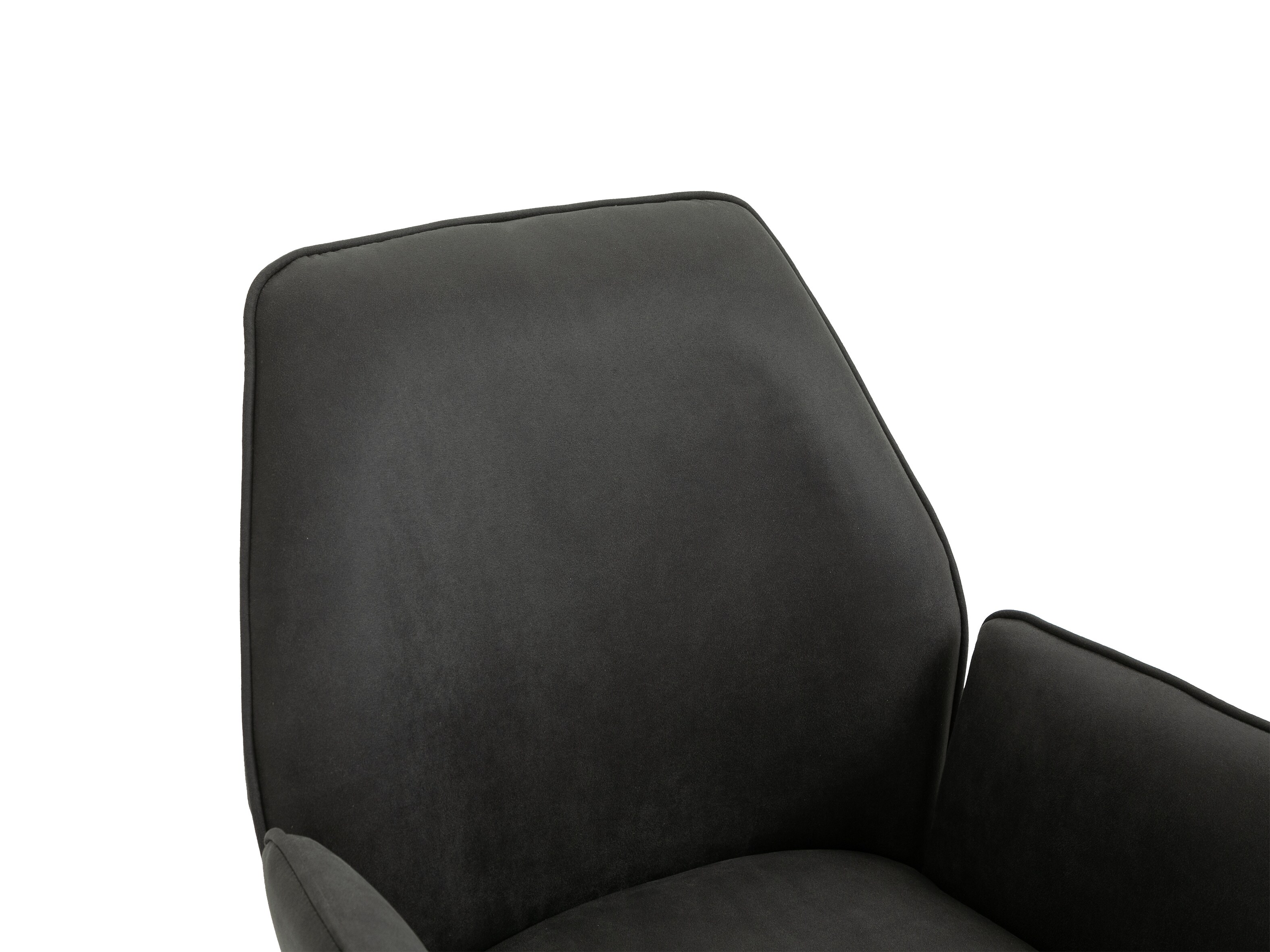 byLIVING Esszimmerstuhl BLAIR, 2-er Set, Bezug anthrazit, Gestell Metall schwarz