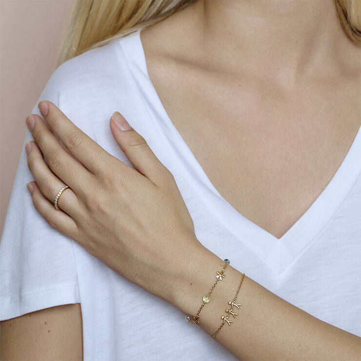 ByBiehl Together Family 3 bracelet - GP Guld