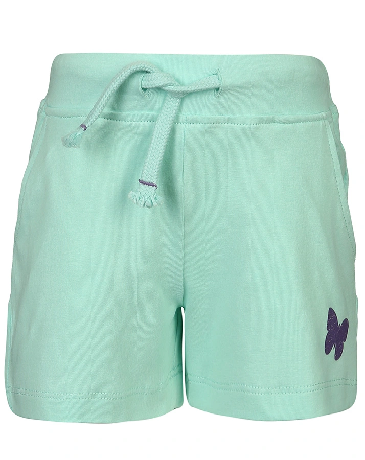 Jersey-Shorts GLITZER-SCHMETTERLING in mint