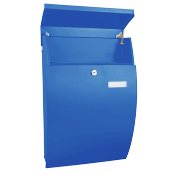 V-Part Brievenbus staal Geronan blauw