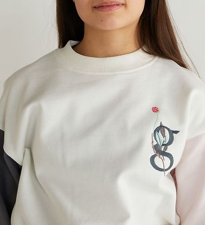 Grønt Sweatshirt - Redi - Broken White