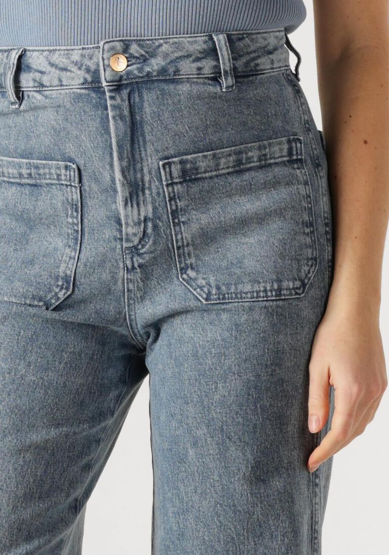 lichtblauwe ibana wide jeans pendan