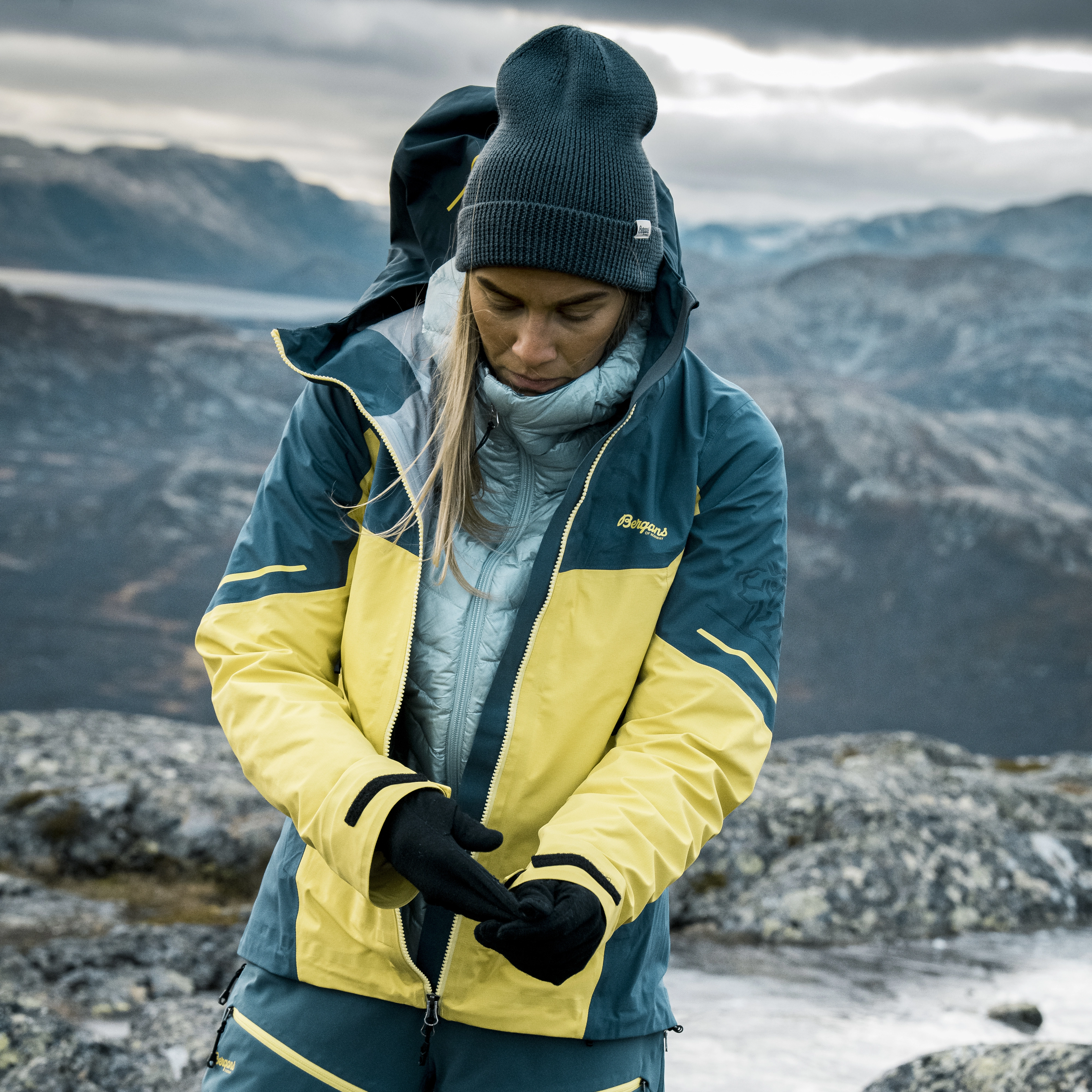 Senja 3L W Jacket Pineapple / Orion Blue