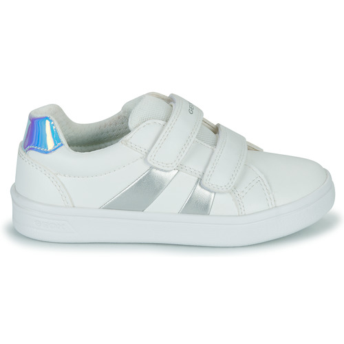 Geox - J DJROCK GIRL A - Blanc / Iridescent